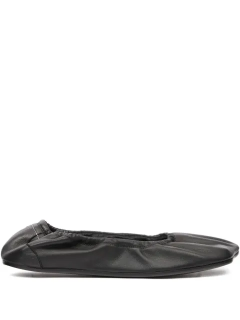 MM6 Maison Margiela Anatomic travel ballerina flats Black S59WZ0105P7557