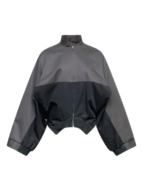 MM6 Maison Margiela mirrored two-tone zip jacket Grey S52AM0346MTN127