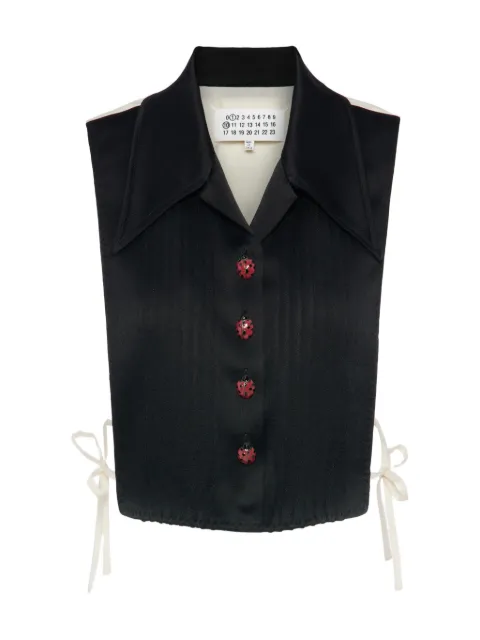Maison Margiela ladybug button t-shirt Black S51TH0094MTN153