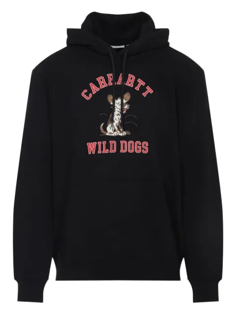Carhartt WIP graphic-print hoodie Black I03562589XX