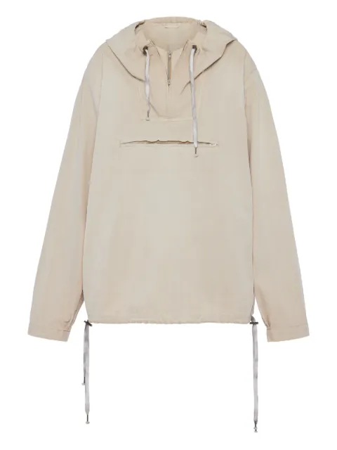 Maison Margiela drawstring hoodie Neutrals S51AM0514M35046