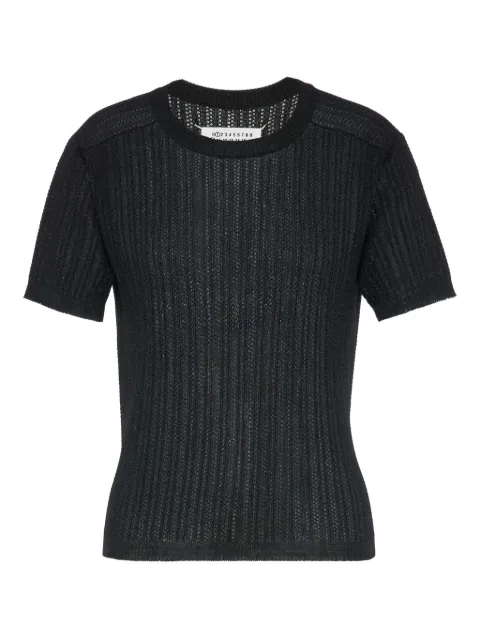 Maison Margiela crewneck short-sleeve shirt Black S51HL0033M13237
