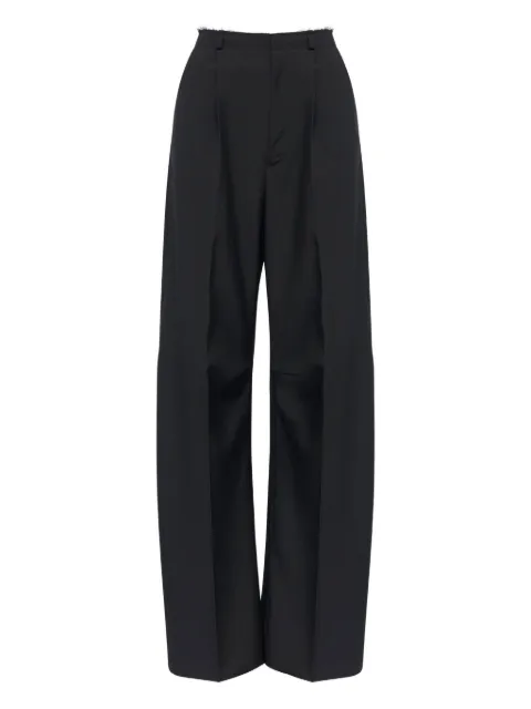 MM6 Maison Margiela wool wide~leg trousers Black S52KA0555M35436