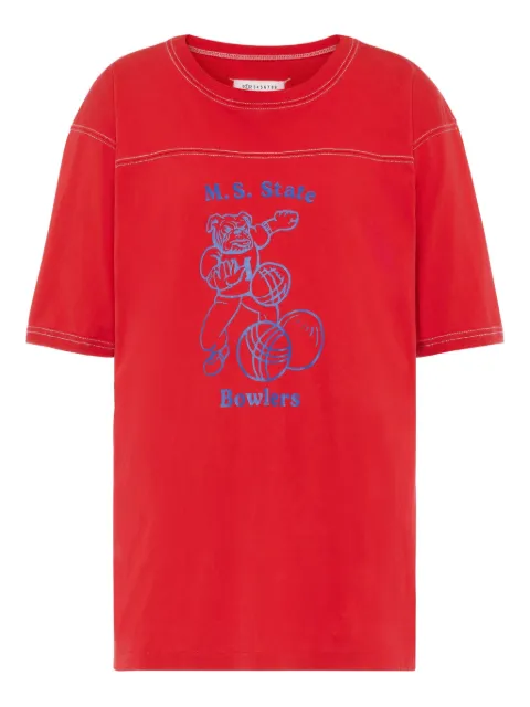 Maison Margiela cotton varsity T-shirt Red S51GC0540S24575