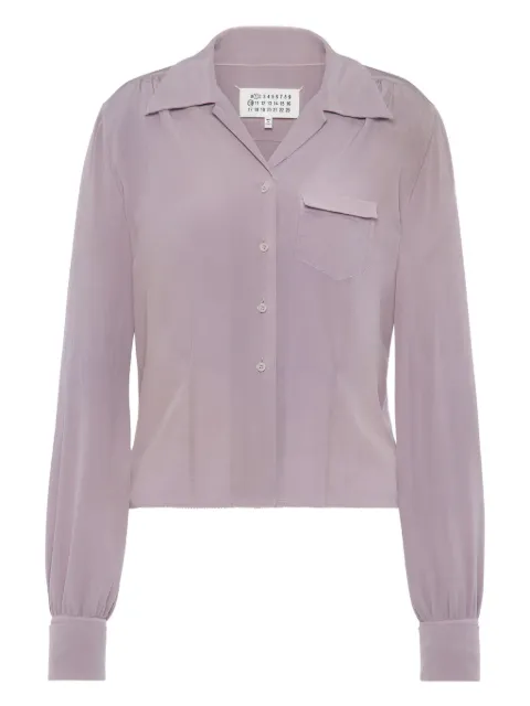 Maison Margiela long-sleeve pocket shirt Pink S51DT0028M35704
