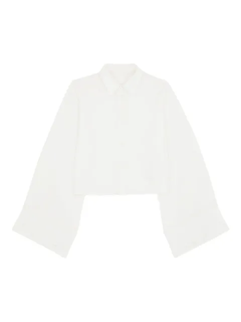 MM6 Maison Margiela long-sleeved shirt White S52DT0044M35737