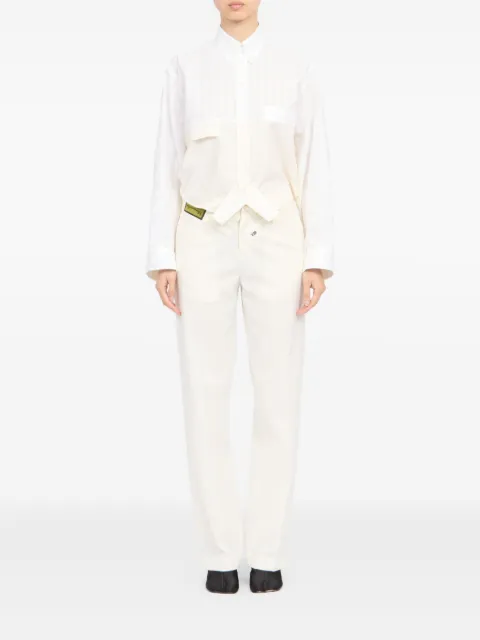 MM6 Maison Margiela pocket long-sleeved shirt White S52DT0058MTN128