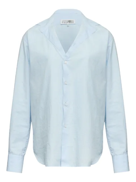 MM6 Maison Margiela long-sleeves shirt Blue S52DT0063M35480