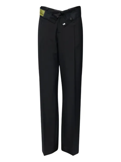 MM6 Maison Margiela cross-over tailored trousers Black S52KA0559M35436