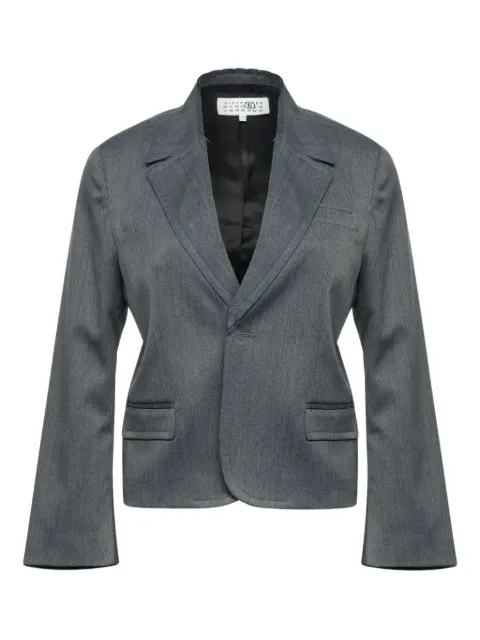 MM6 Maison Margiela notched-lapels jacket Grey S52BN0146M35153
