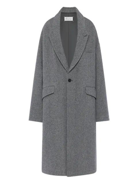 Maison Margiela single-breasted coat Grey S51AA0366S54901