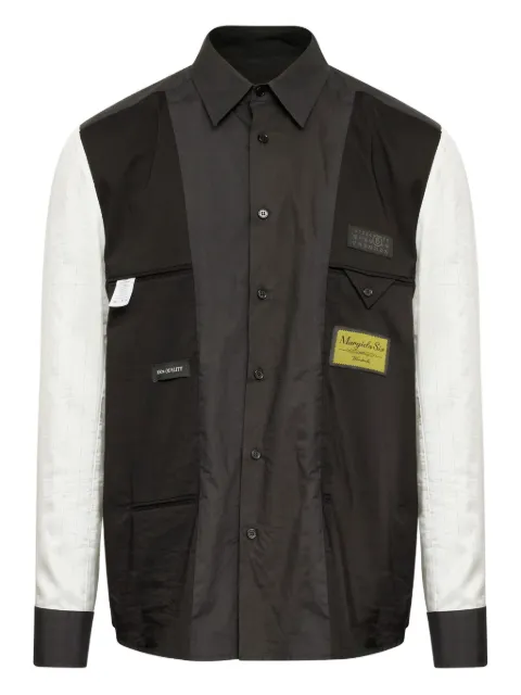 MM6 Maison Margiela long-sleeved shirt Black SH0DT0038MTN149