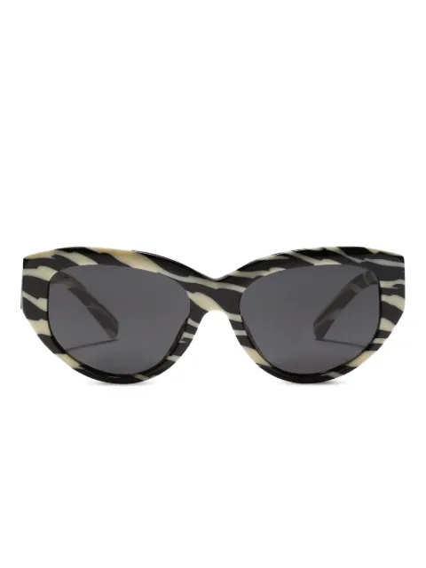 Dolce & Gabbana Eyewear DG geometric-frame zebra-print sunglasses Black VG4514VP287