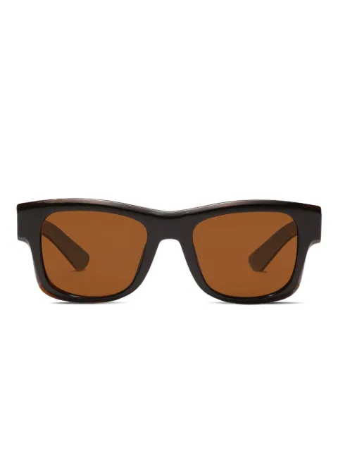 Dolce & Gabbana Eyewear Lusso Sartoriale rectangle-frame sunglasses Brown VG4515VP673