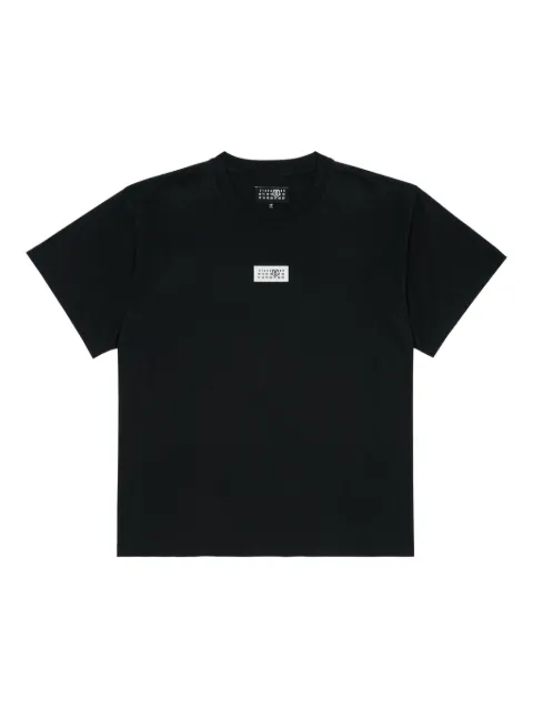 MM6 Maison Margiela Numeric cotton T-shirt Black SH0GC0032M20170