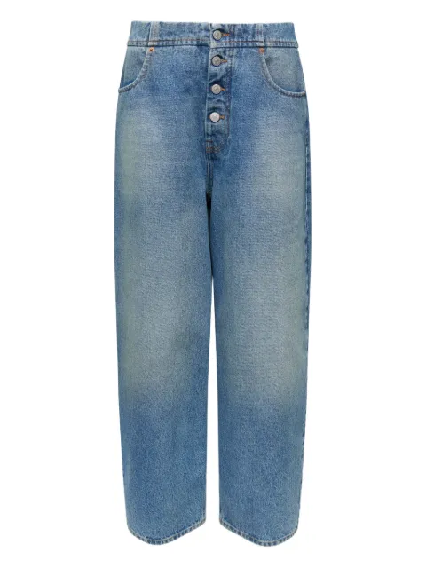 MM6 Maison Margiela button five-pocket jeans Blue S52LA0235M30058