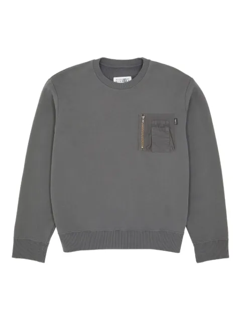 MM6 Maison Margiela pocket-detail sweater Grey SH0GU0038M25024
