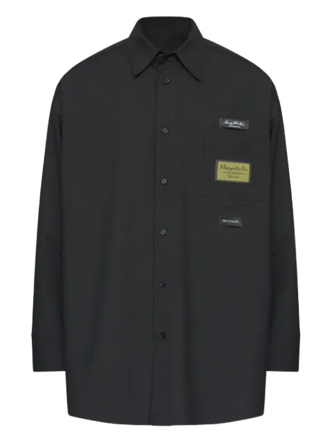 MM6 Maison Margiela long-sleeved shirt Black SH0DT0040M35733