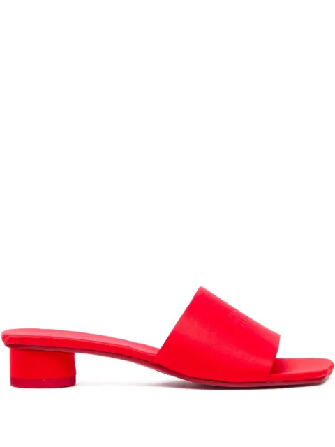 MM6 Maison Margiela Anatomic Numeric mules Red S59WP0211P5560