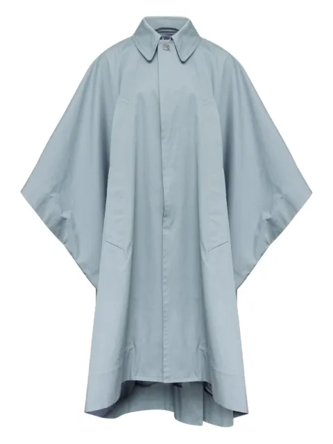 MM6 Maison Margiela collared coat Blue S52AH0083M35734