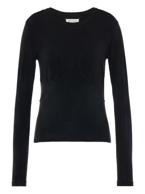 Maison Margiela seam-detail T-shirt Black S51GC0543M20171