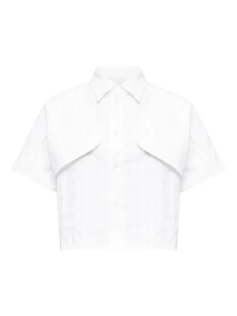 MM6 Maison Margiela short-sleeved shirt White S52DT0044M35742