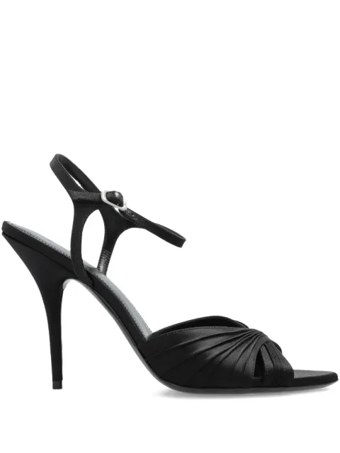 Balenciaga Plissé Dynas heeled sandals Black 851903W0WM0