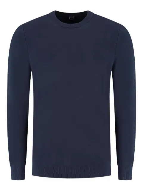 Fedeli crew-neck sweater Blue MU0064155