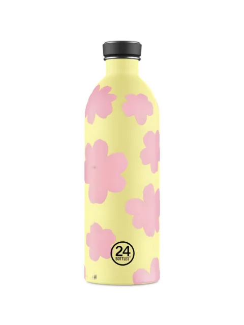 24bottles floral metal bottle Yellow 242191