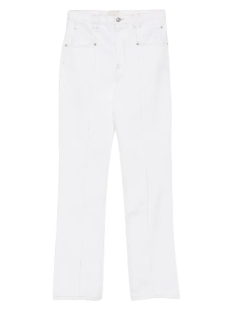 ISABEL MARANT cotton straight jeans White PA0559FAB1H06I