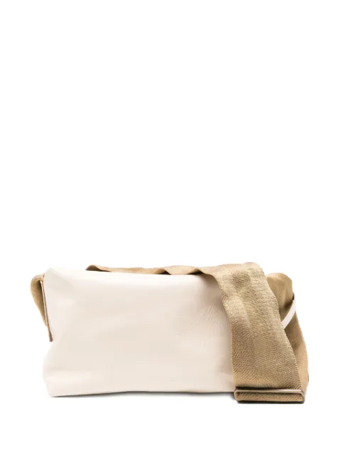 Uma Wang medium leather shoulder bag Neutrals W5WUB0034WHTMSTRD