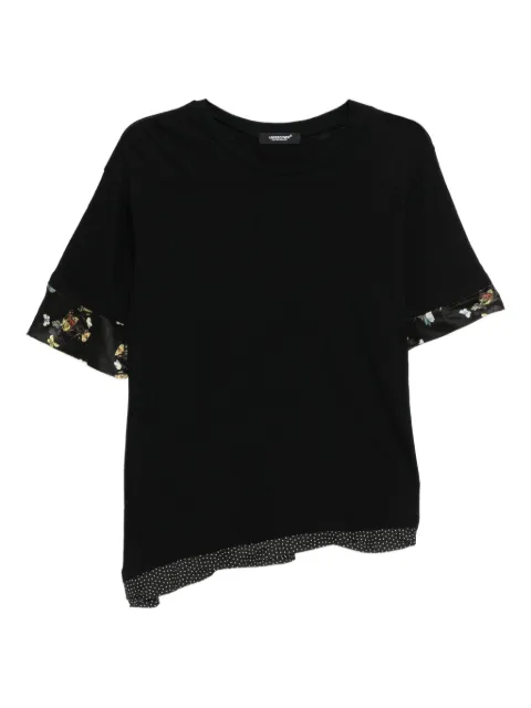 Undercover cotton layered T-shirt Black UC2E1805BLK