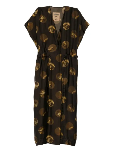 Uma Wang Acre dress Brown W5WUW5046
