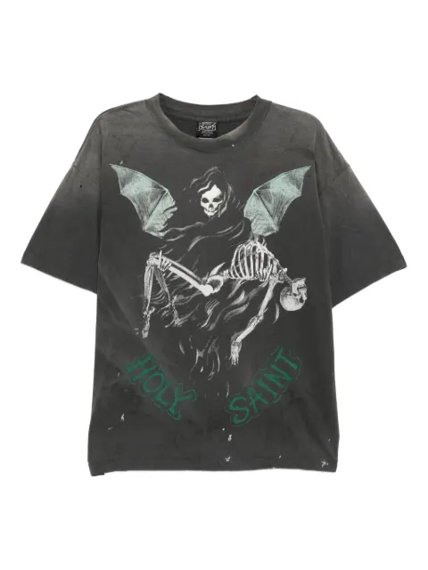 SAINT MXXXXXX graphic-print T-shirt Grey SMHRI0000011