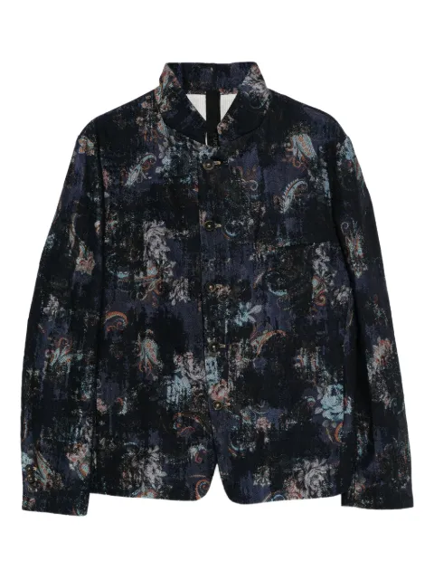 Forme D'expression graphic-print jacket Blue UG071TAZS