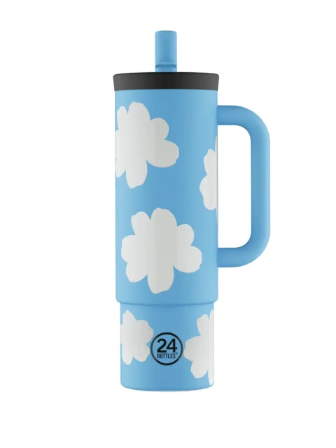 24bottles Straw Cup water bottle 800ml Blue 2241