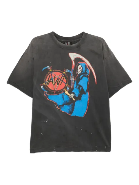 SAINT MXXXXXX graphic-print T-shirt Grey SMHRI0000007