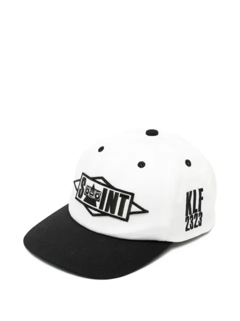SAINT MXXXXXX logo-embroidered cap White SMHR10000C12