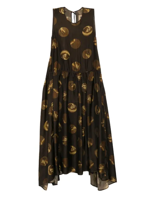 Uma Wang Moulay dress Brown W5WUW5056