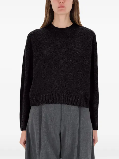 Theory ribbed crew-neck knitwear Grey O0818703PGM