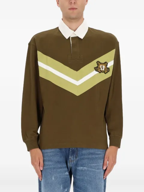 HUGO logo-patch polo shirt Brown 5054295810270364355