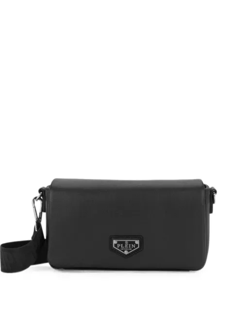 Philipp Plein logo-plaque crossbody bag Black UAEAWBA2240PLE005N