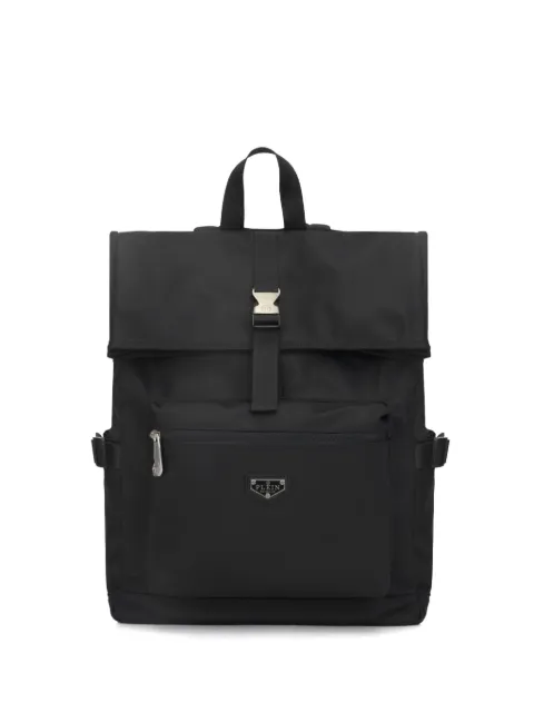 Philipp Plein nylon box backpack Black UAEAMBA1538PNY002N