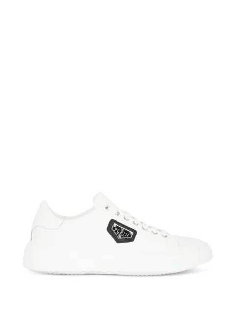 Philipp Plein Iconic leather sneakers White LAESUSC1049PLE010N
