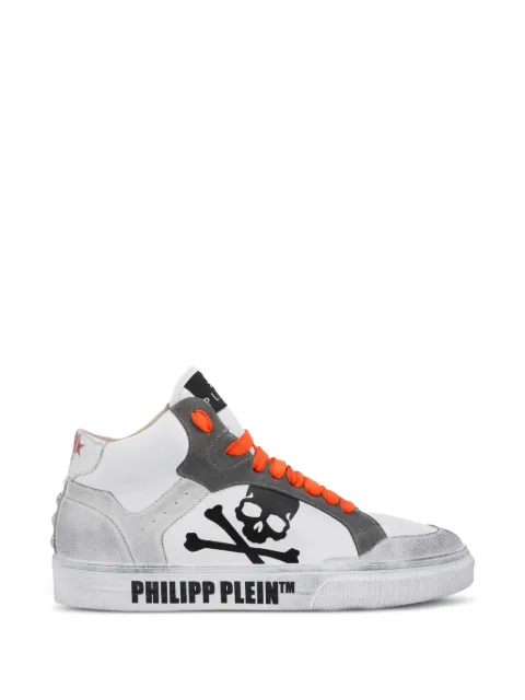 Philipp Plein Retrokickz skull-motif sneakers White LAESUSC0990PLE010N