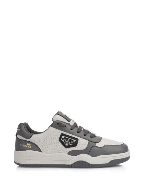 Philipp Plein Street King lace-up perforated sneakers White LAESUSC0977PLE005N