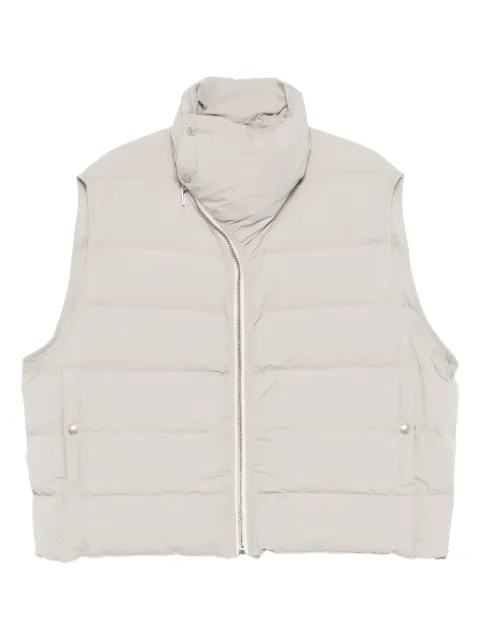 Rick Owens zip-fastening gilet Neutrals RU02E1798MTD1