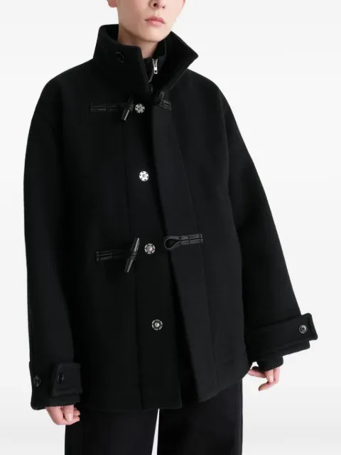 LEMAIRE black belted duffle coat Black CO1113LF1116