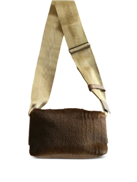 Uma Wang small leather shoulder bag Brown UB0022UW432SMALLSHOULDER