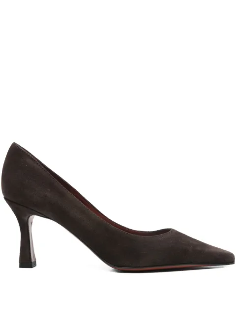 Roberto Festa Kate pointed-toe suede pumps Brown KATE